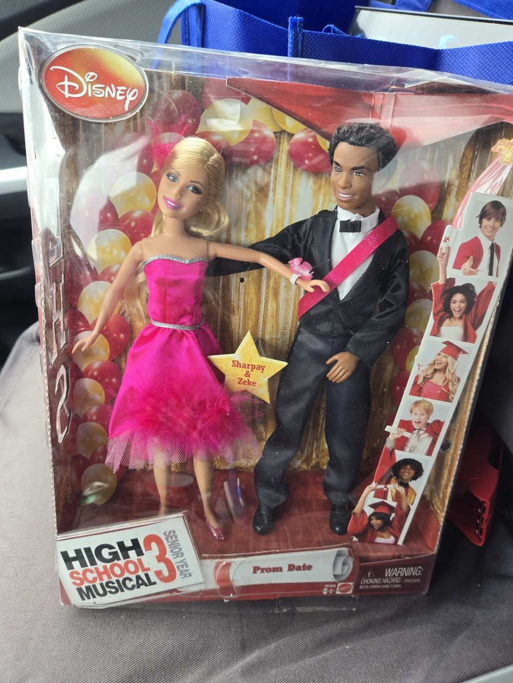 Disney High School Musical Prom Dolls — Hot Pink & Black Prom Set
